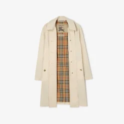 Mid-length Tropical Gabardine Camden Car Coat
