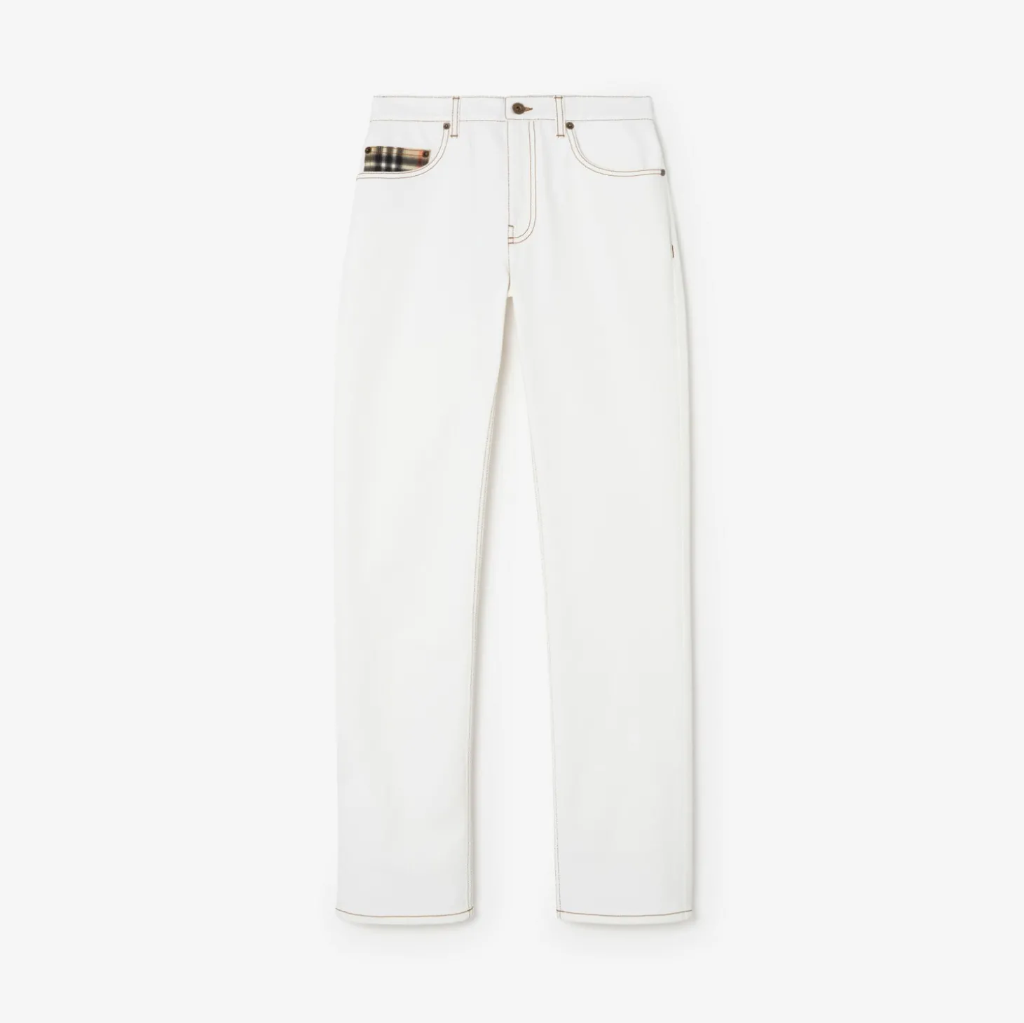 Mid-rise Straight Jeans