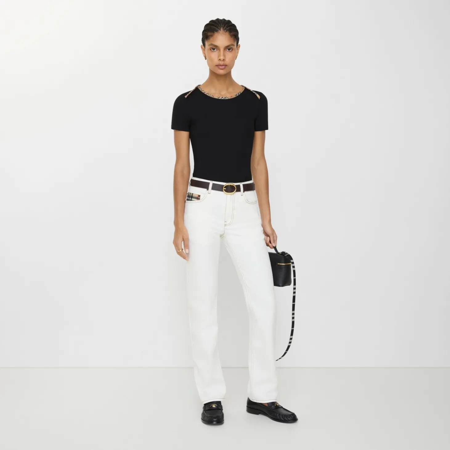 Mid-rise Straight Jeans