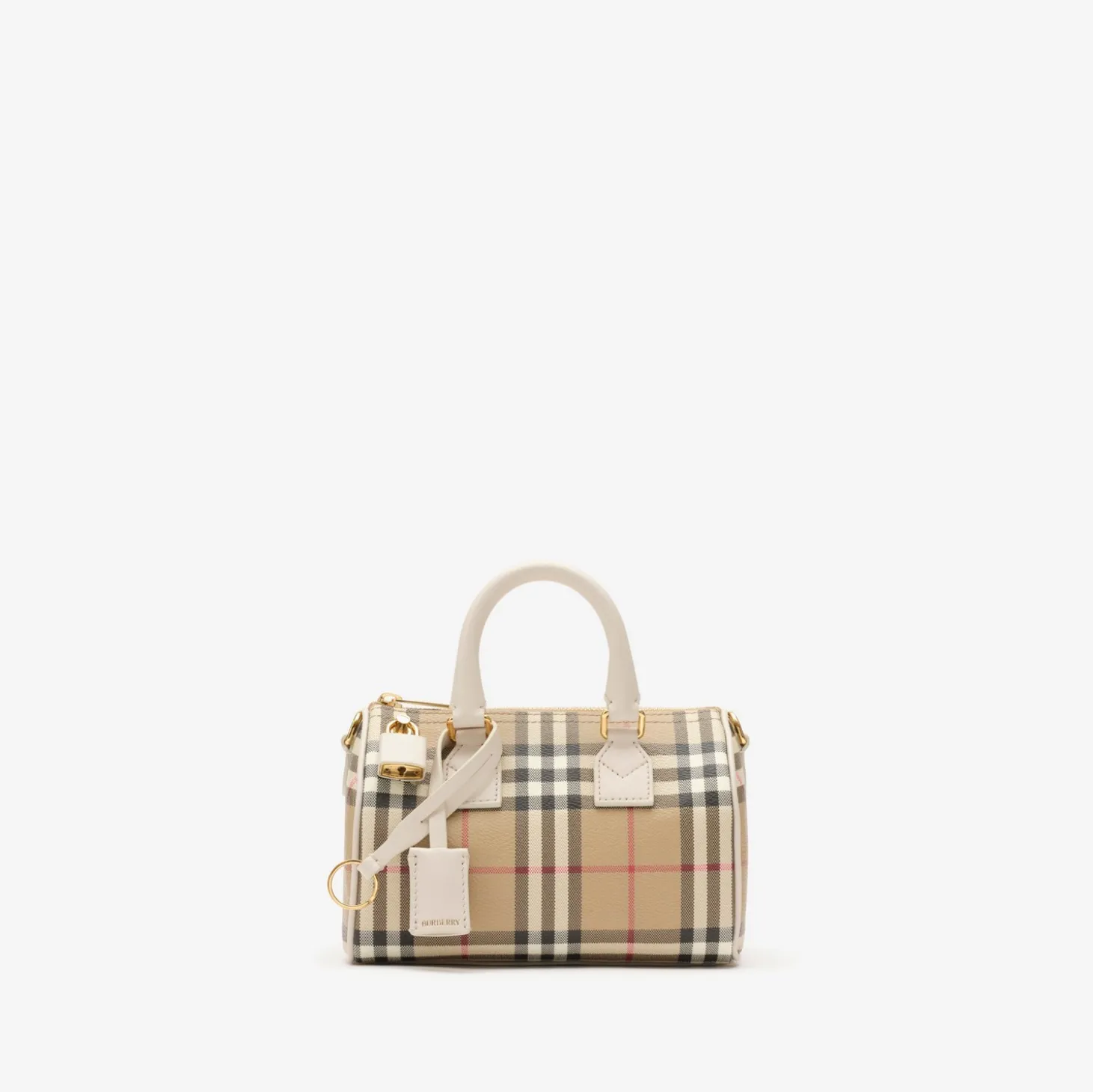 Mini Check Bowling Bag