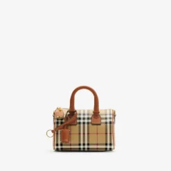 Mini Check Bowling Bag