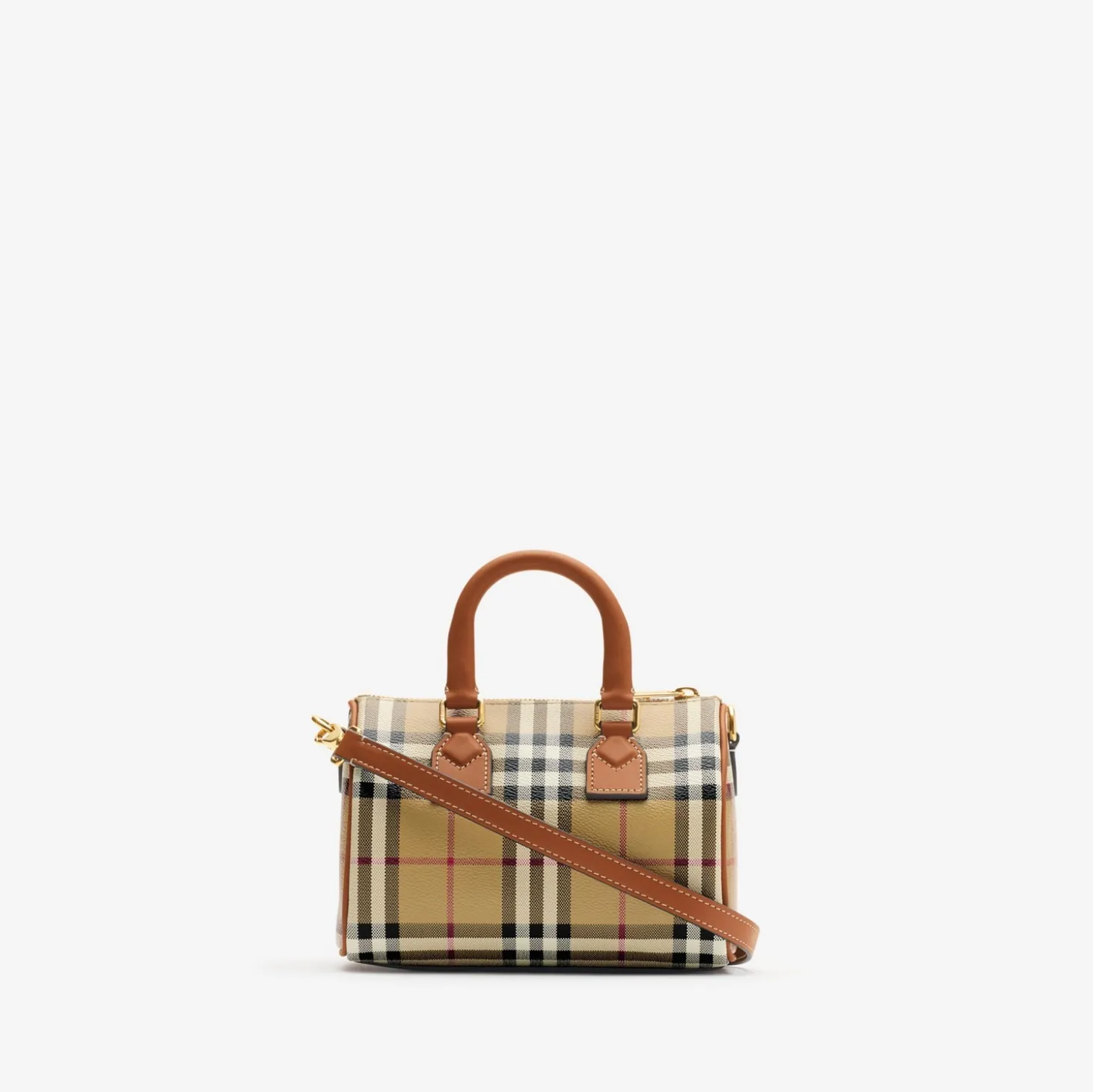 Mini Check Bowling Bag