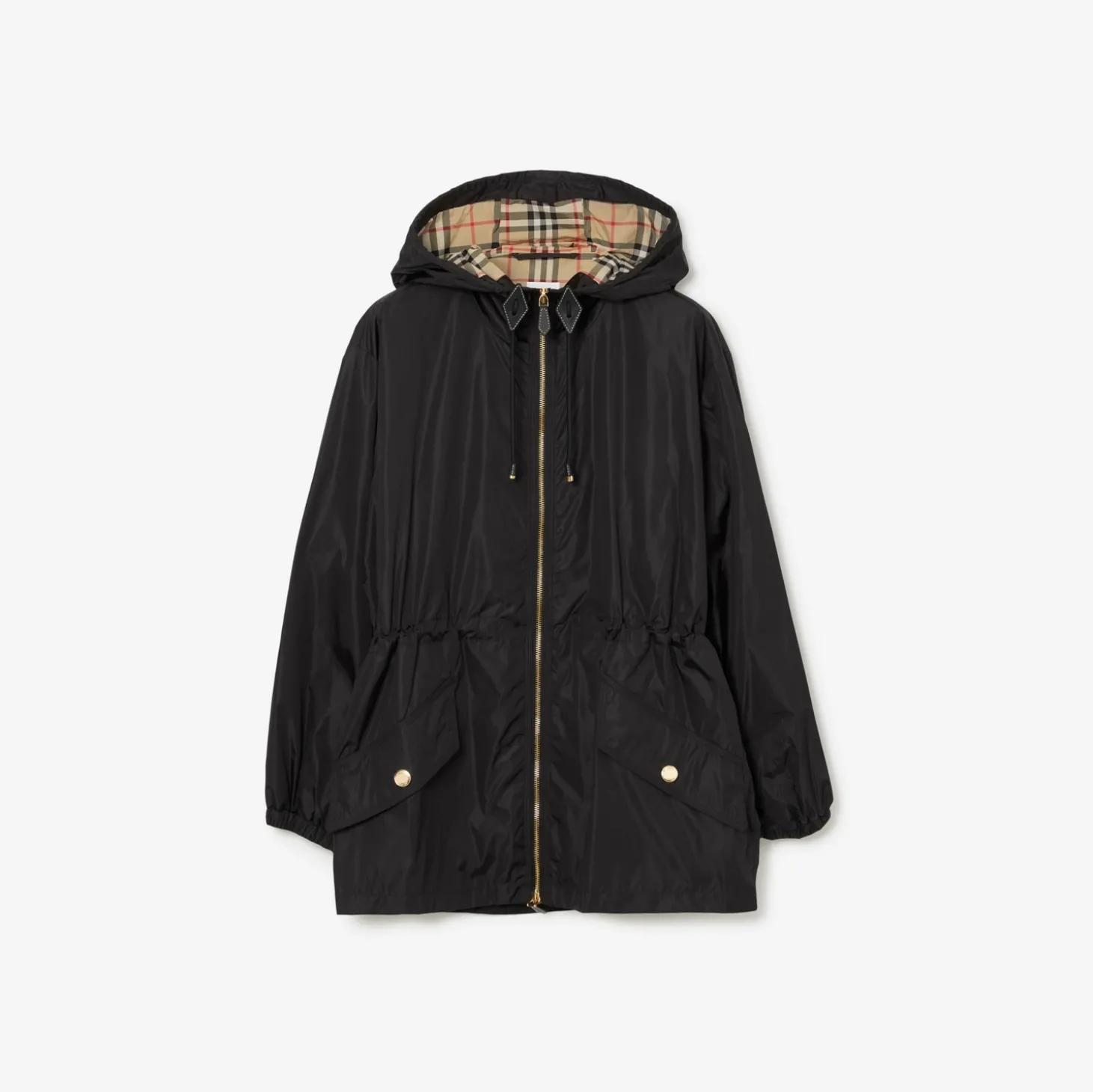 Nylon Hooded Jacket