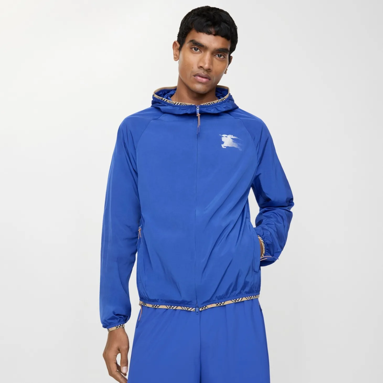 Nylon Hooded Jacket