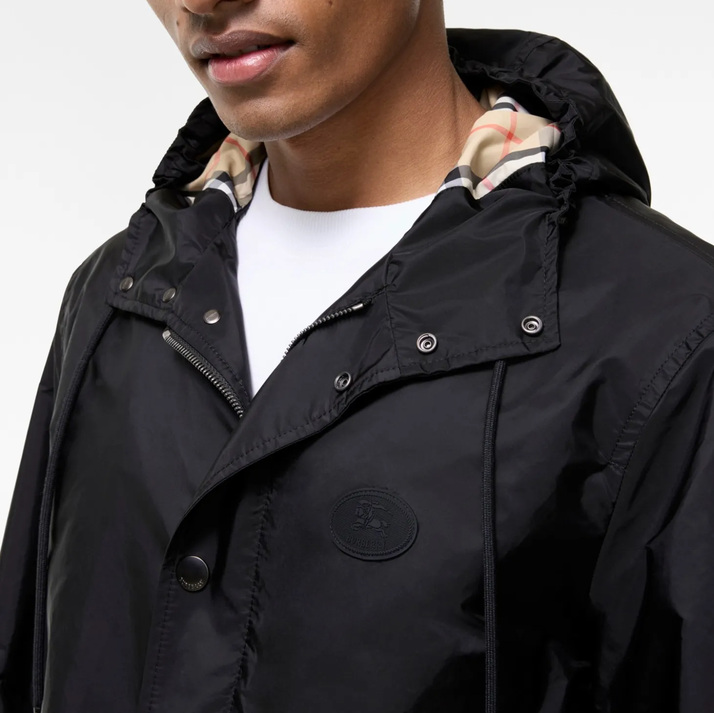 Nylon Pembrey Hooded Jacket