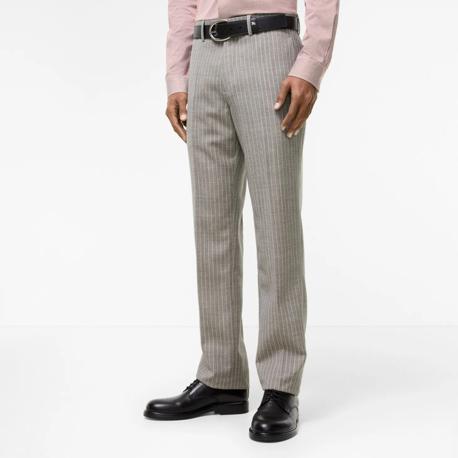 Pinstriped Wool Sloane Tailored Trousers