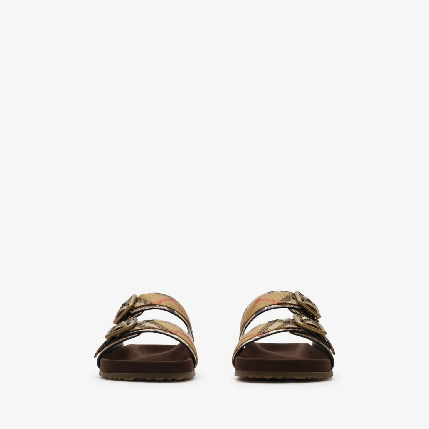 Python-print Leather Urchin Sandals