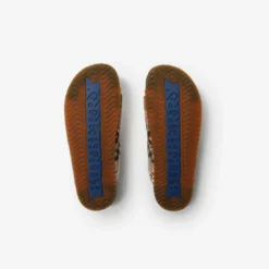 Python-print Leather Urchin Sandals