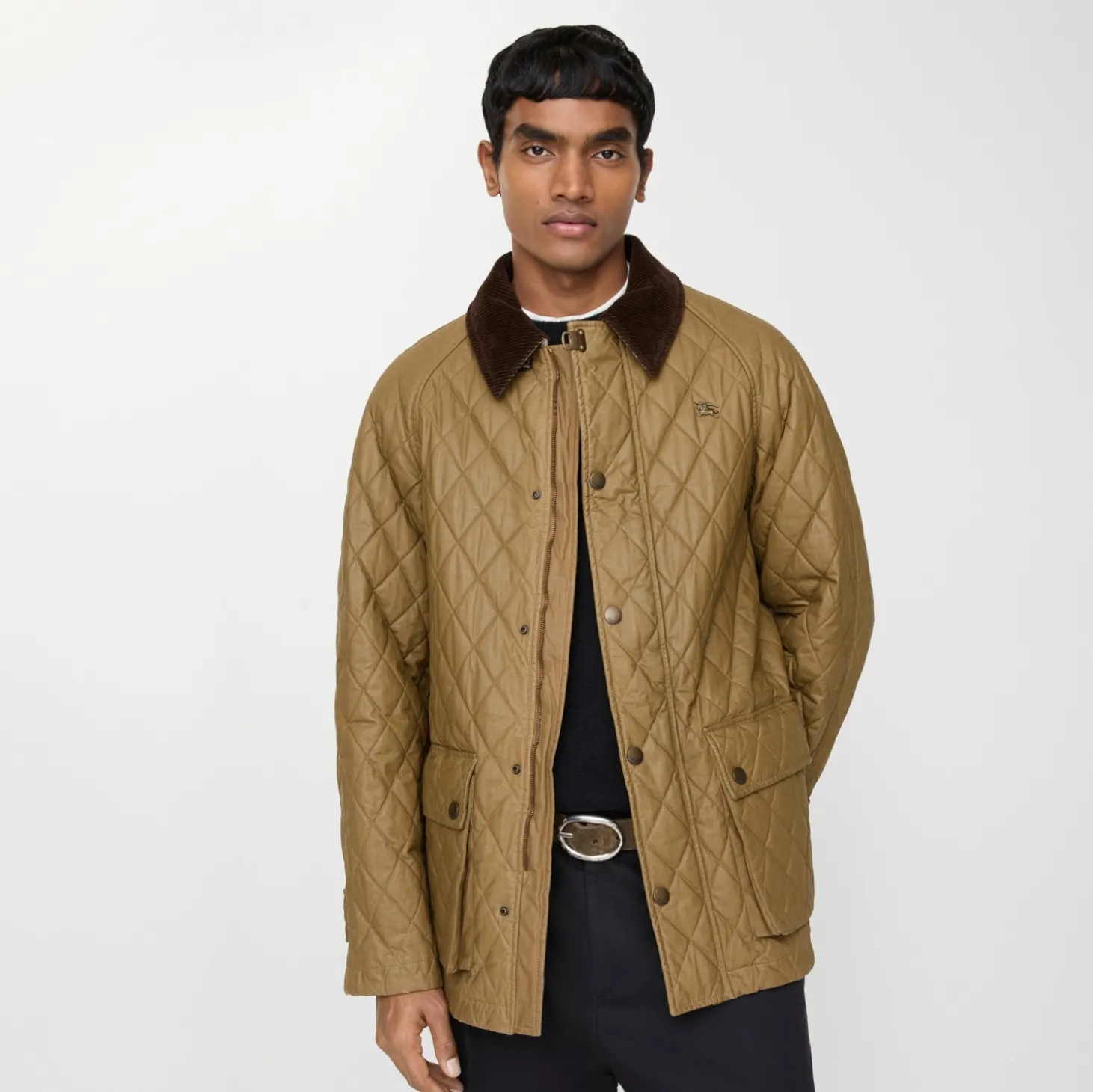 Quilted Coated Cotton Barn Jacket