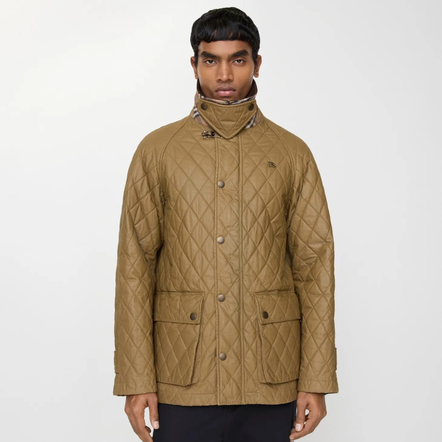 Quilted Coated Cotton Barn Jacket