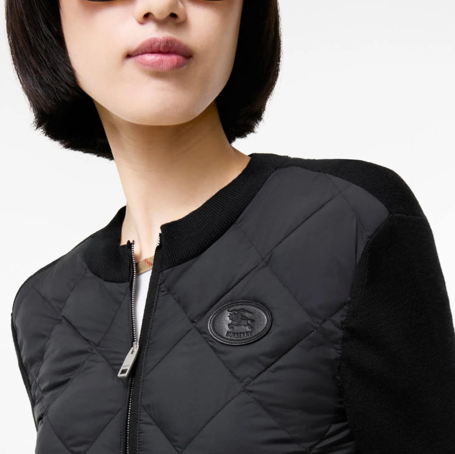 Quilted Nylon and Wool Fulbrook Jacket