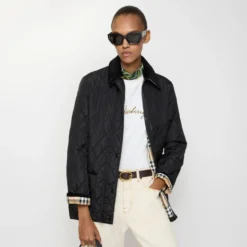 Quilted Nylon Barn Jacket