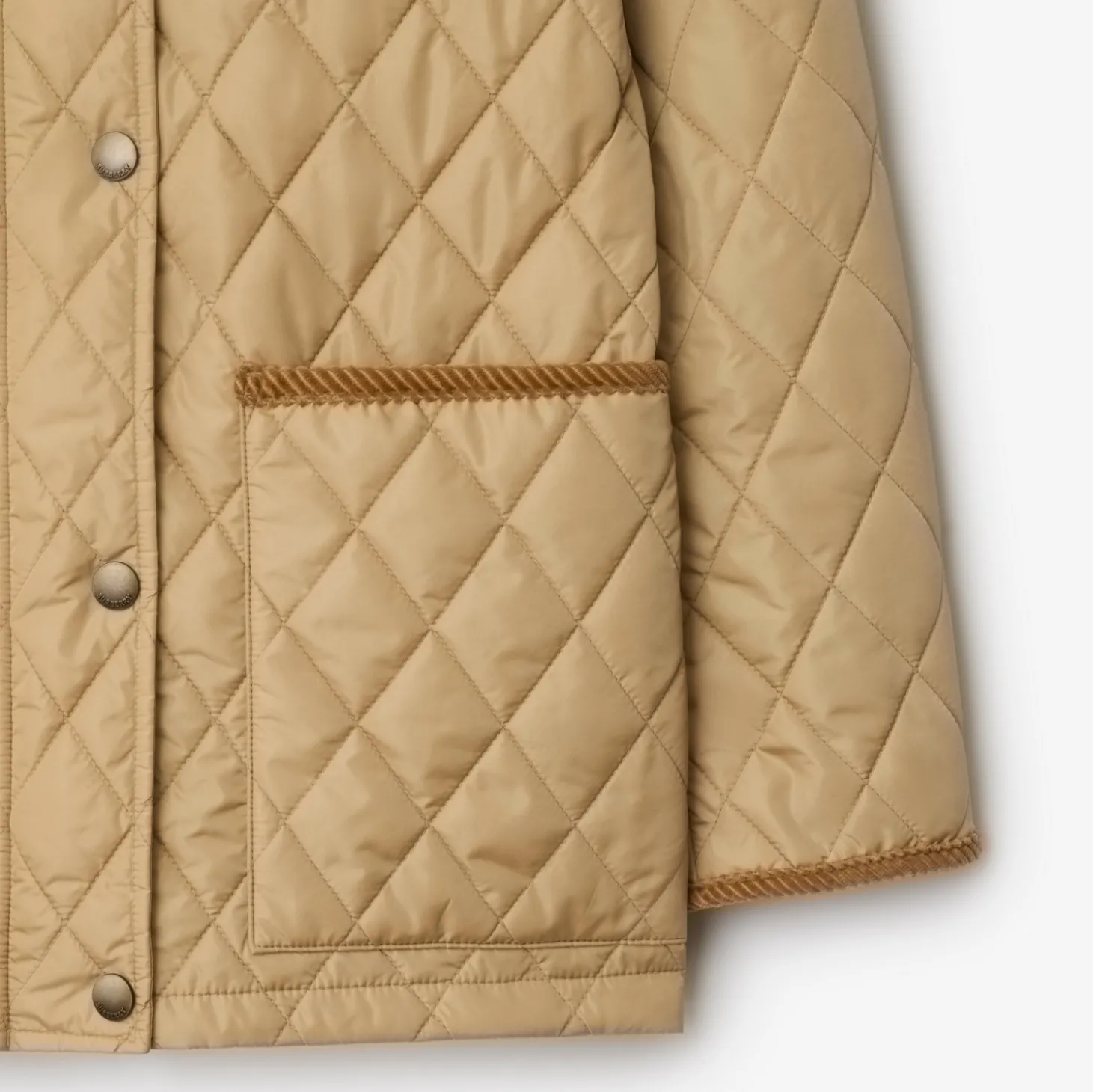 Quilted Nylon Barn Jacket