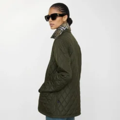 Quilted Nylon Barn Jacket