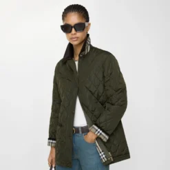 Quilted Nylon Barn Jacket