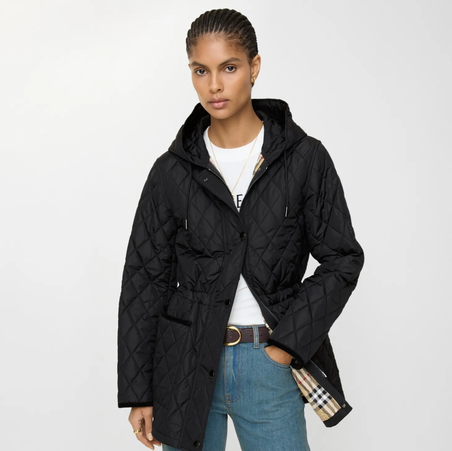 Quilted Nylon Parka