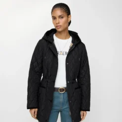 Quilted Nylon Parka