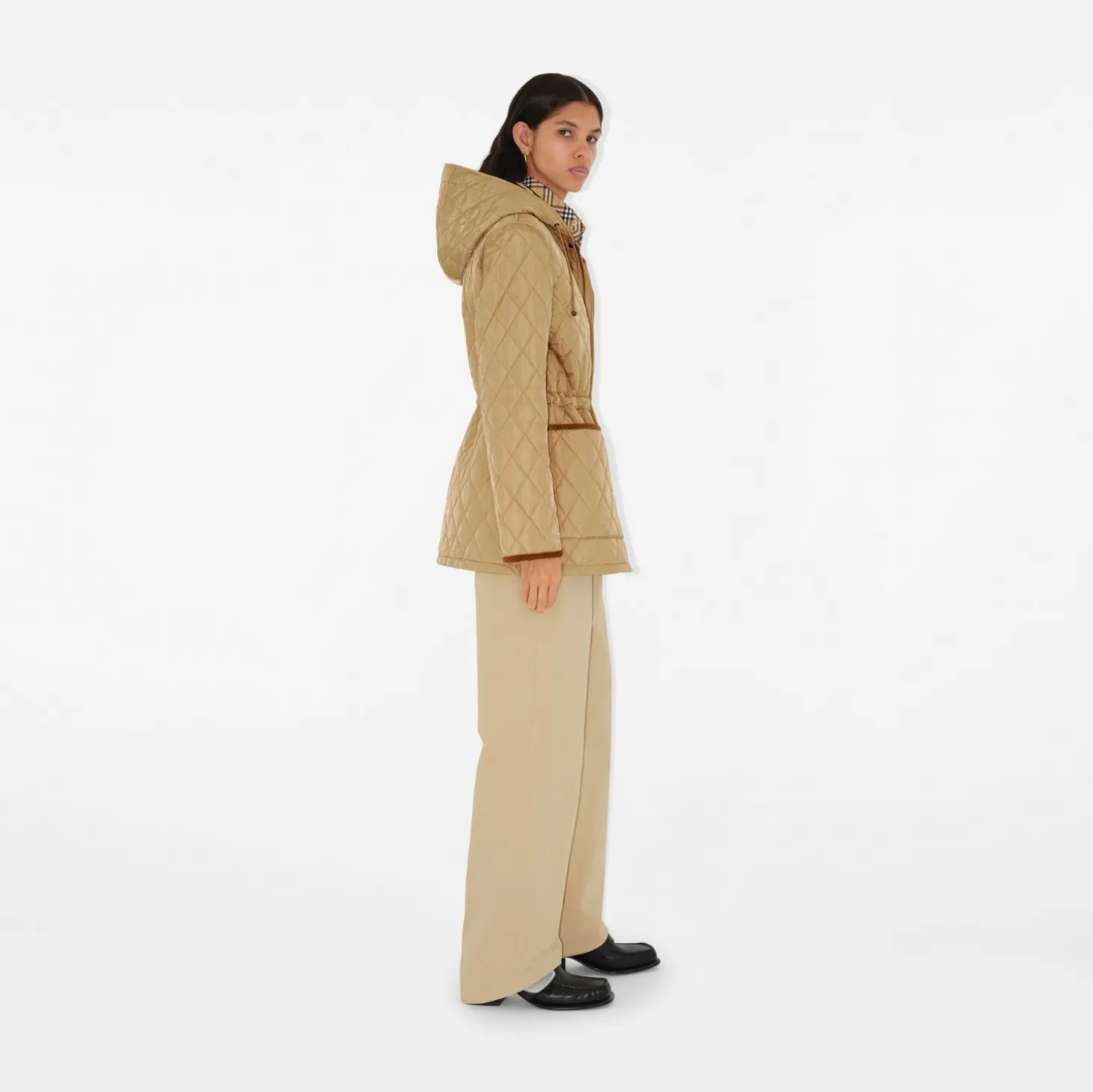 Quilted Nylon Parka