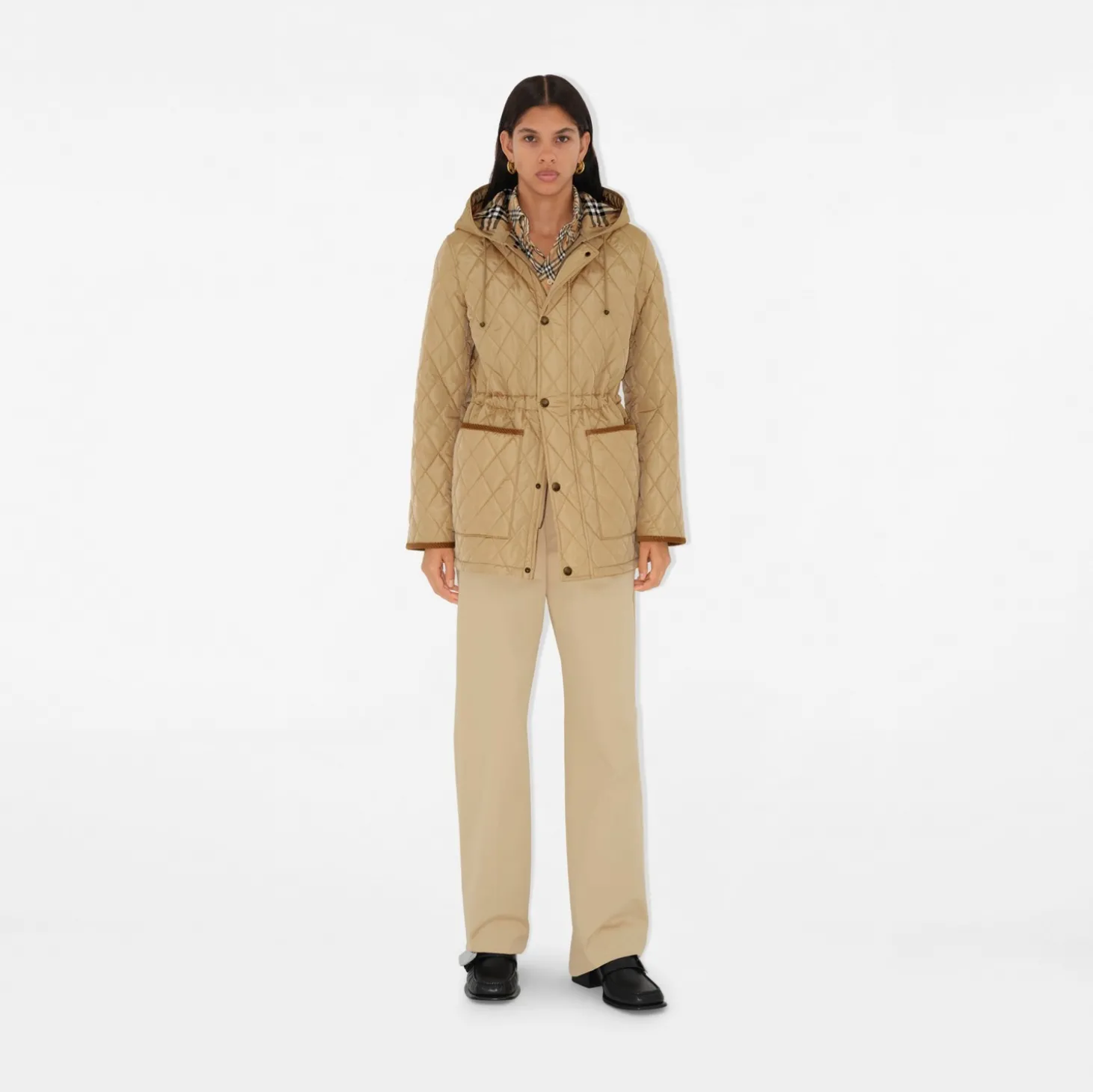 Quilted Nylon Parka