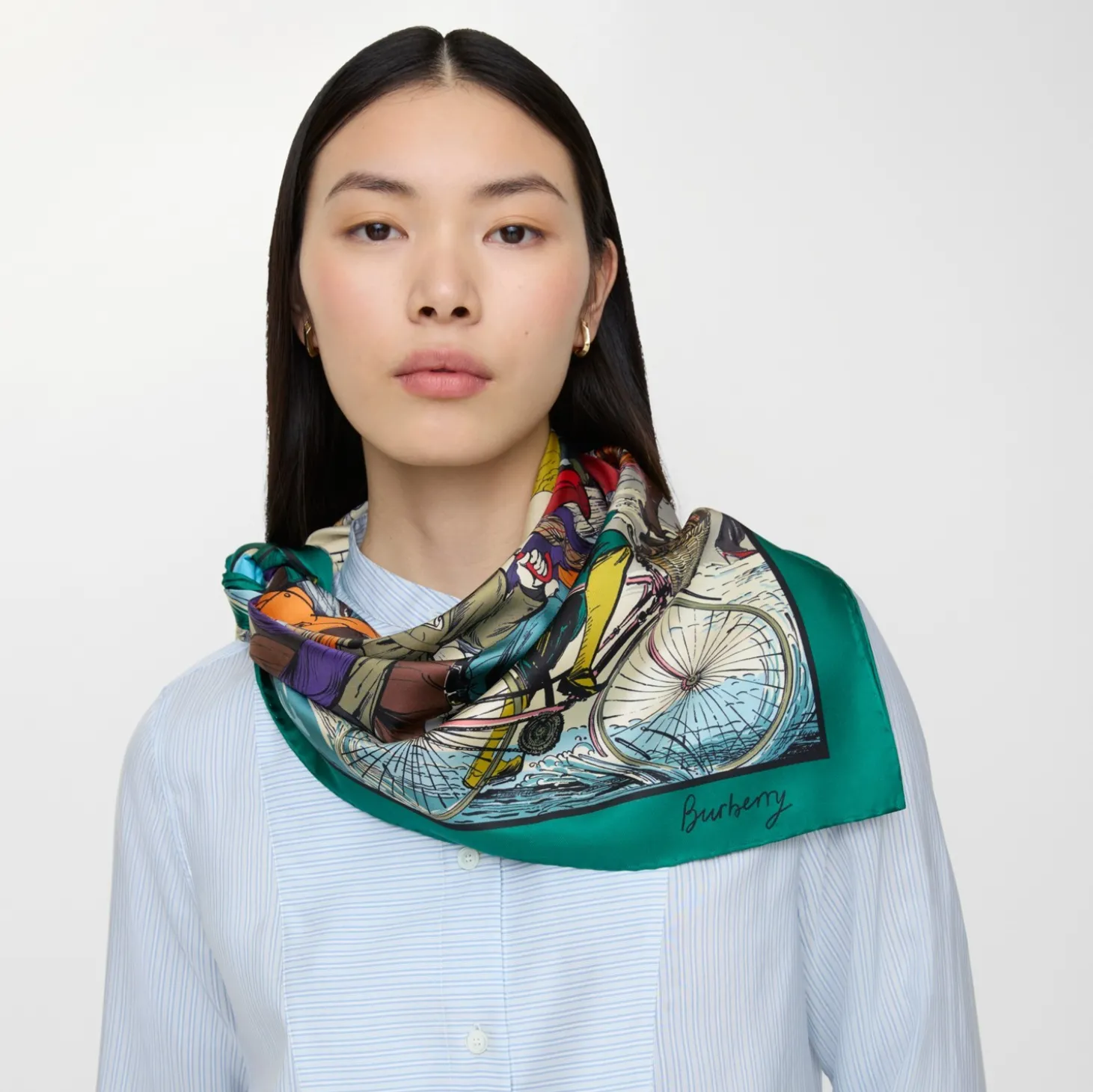 Raining Cats and Dogs Silk Scarf