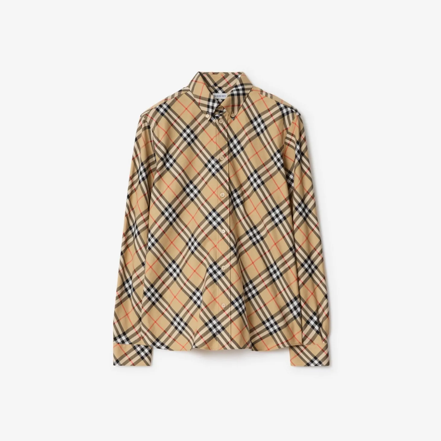 Relaxed Fit Check Cotton Flannel Shirt