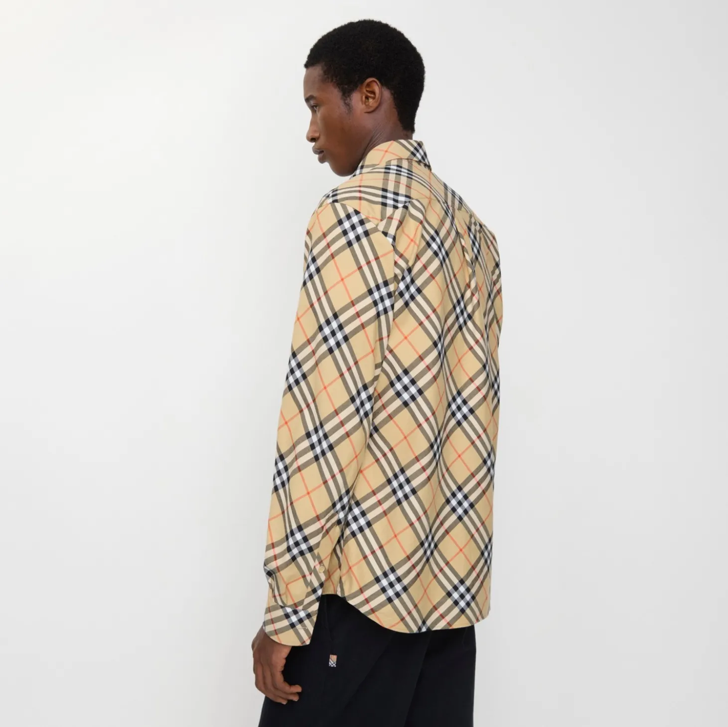 Relaxed Fit Check Cotton Flannel Shirt
