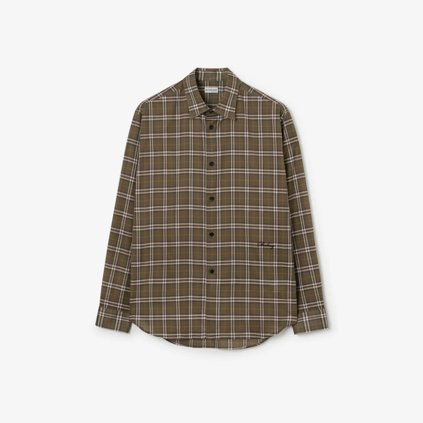 Relaxed Fit Check Cotton Shirt