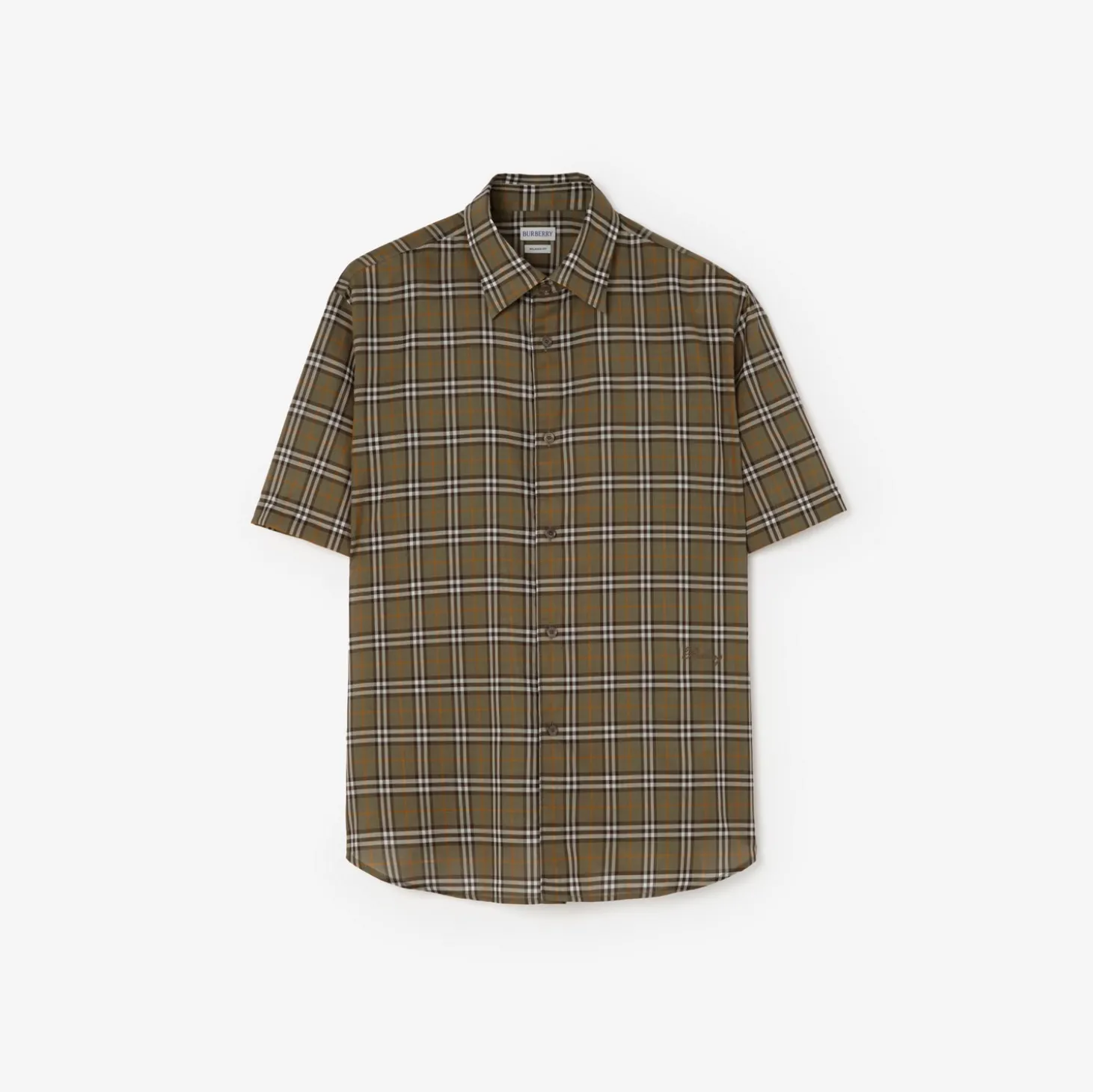 Relaxed Fit Check Cotton Shirt