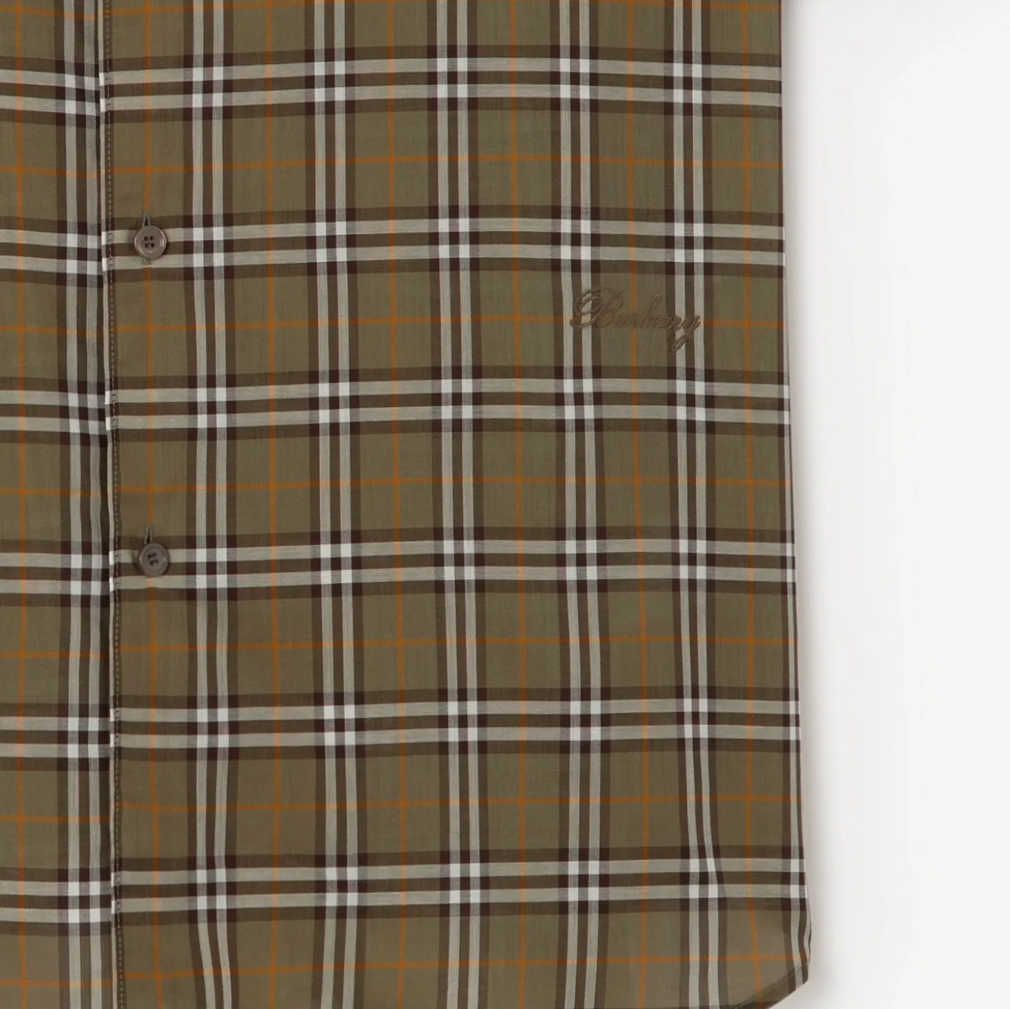 Relaxed Fit Check Cotton Shirt