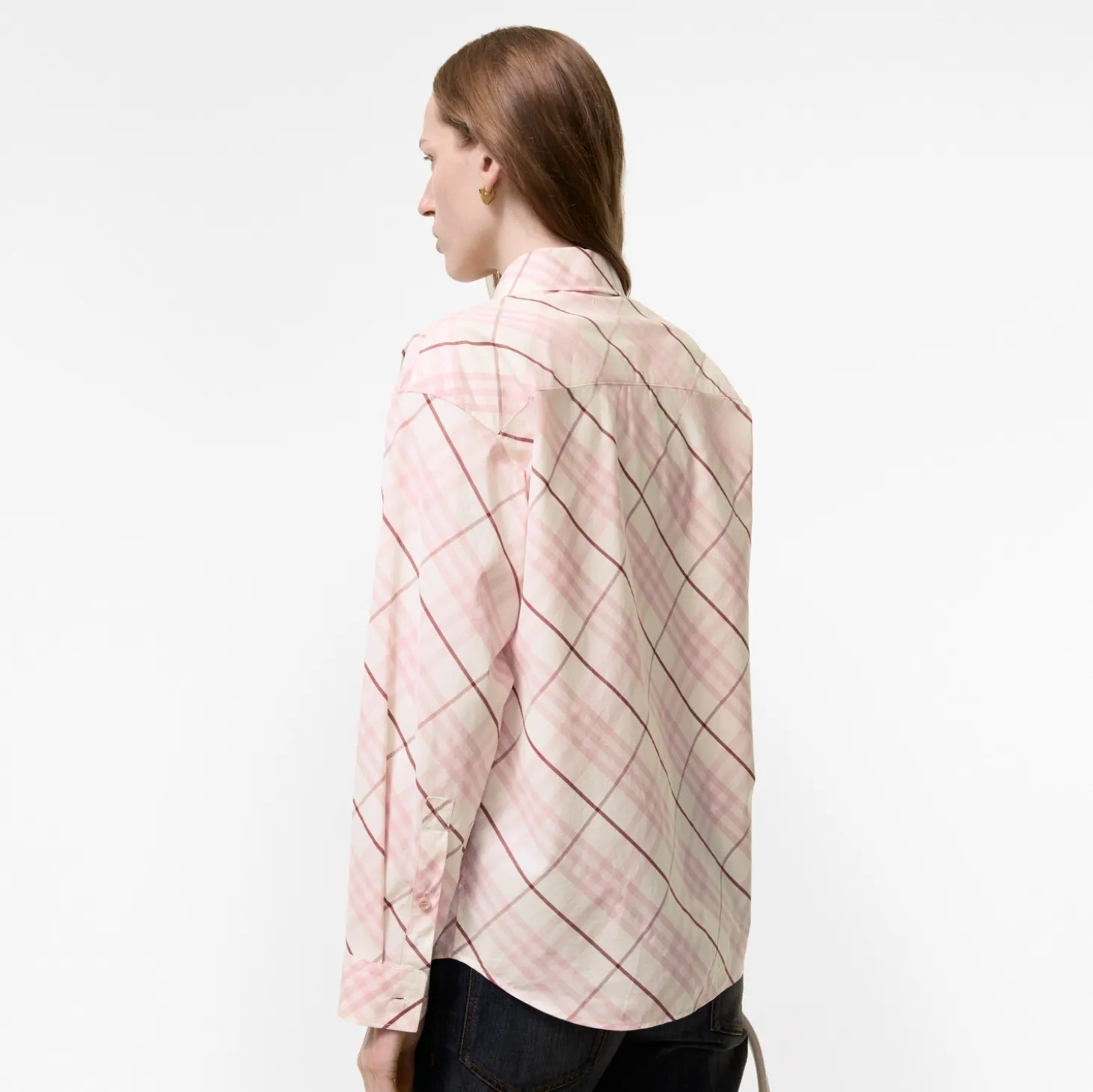 Relaxed Fit Check Cotton Shirt