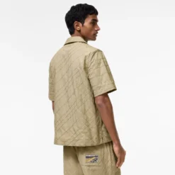 Relaxed Fit Check Embroidered Cotton Shirt