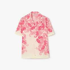 Relaxed Fit Seahorses Cotton Shirt