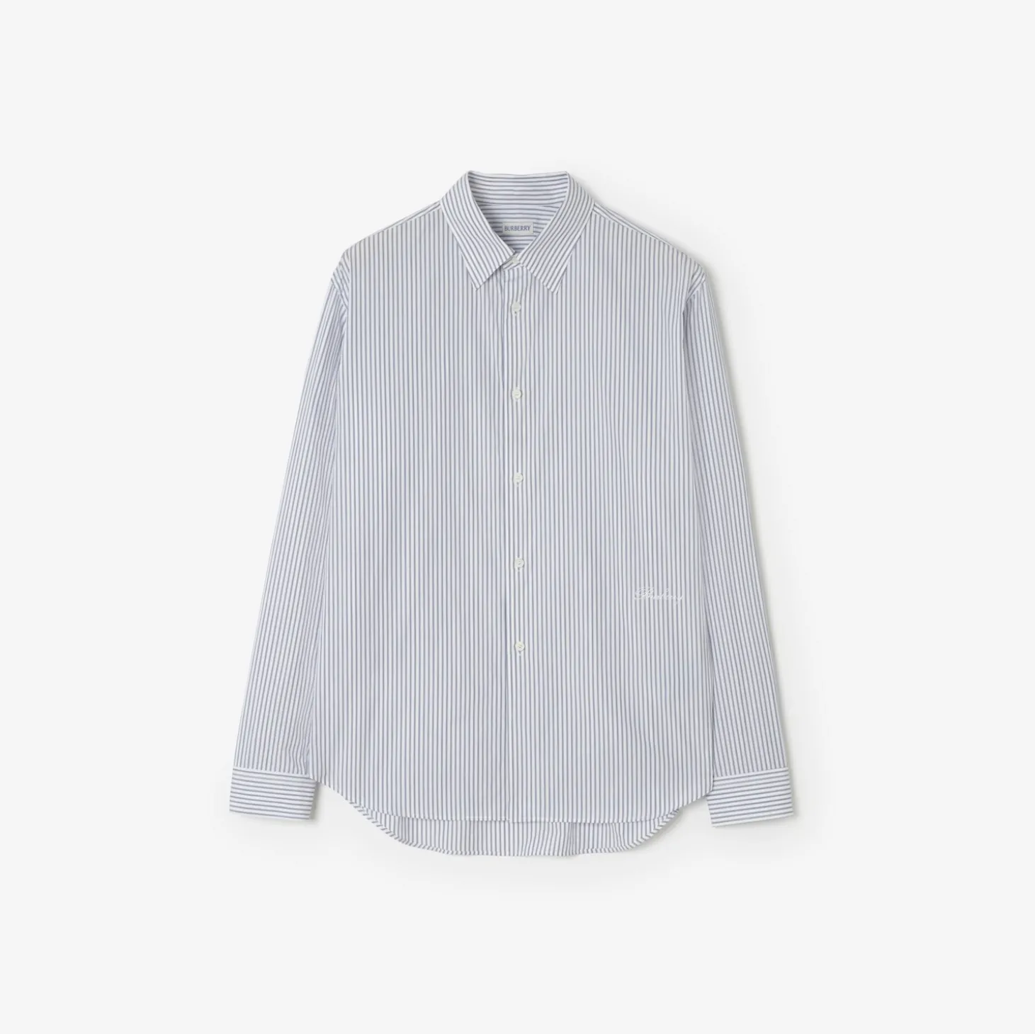 Relaxed Fit Striped Cotton Shirt
