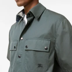 Relaxed Fit Tropical Gabardine Shirt