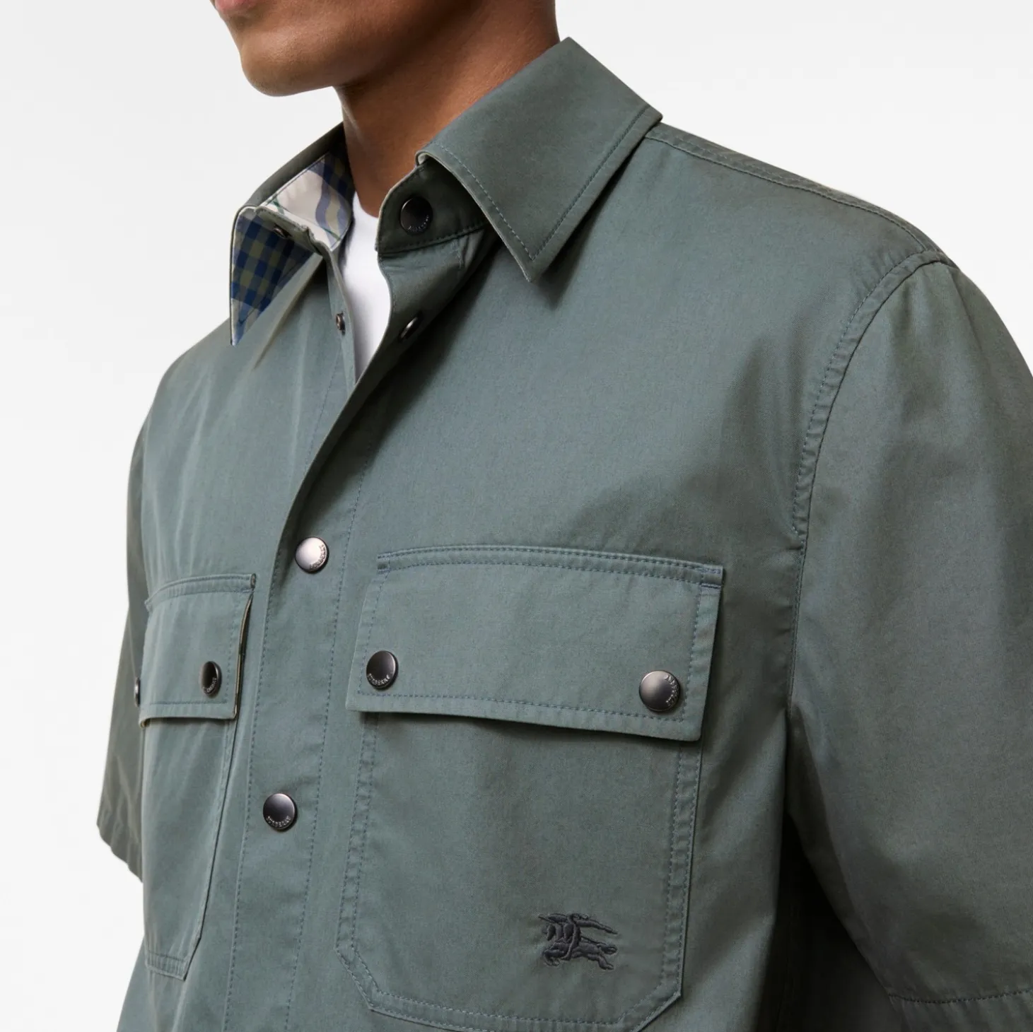 Relaxed Fit Tropical Gabardine Shirt