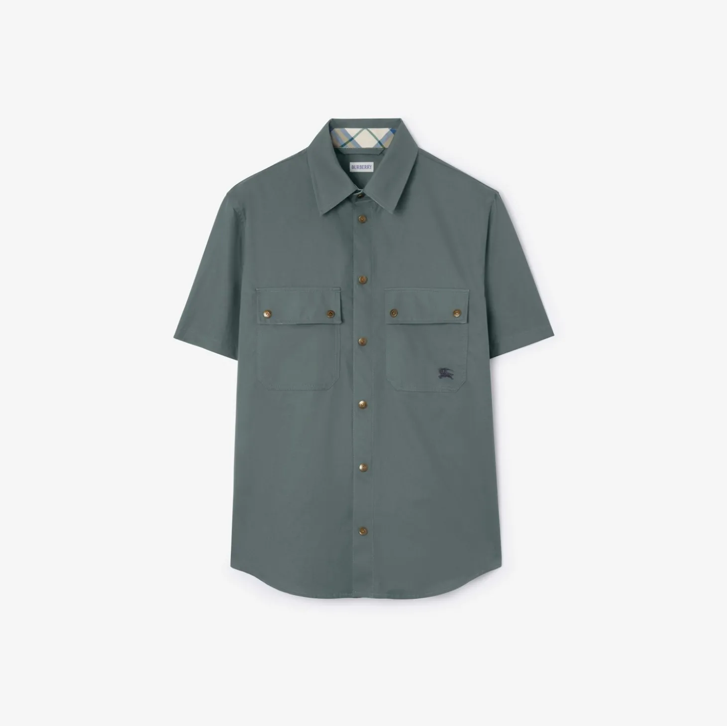 Relaxed Fit Tropical Gabardine Shirt