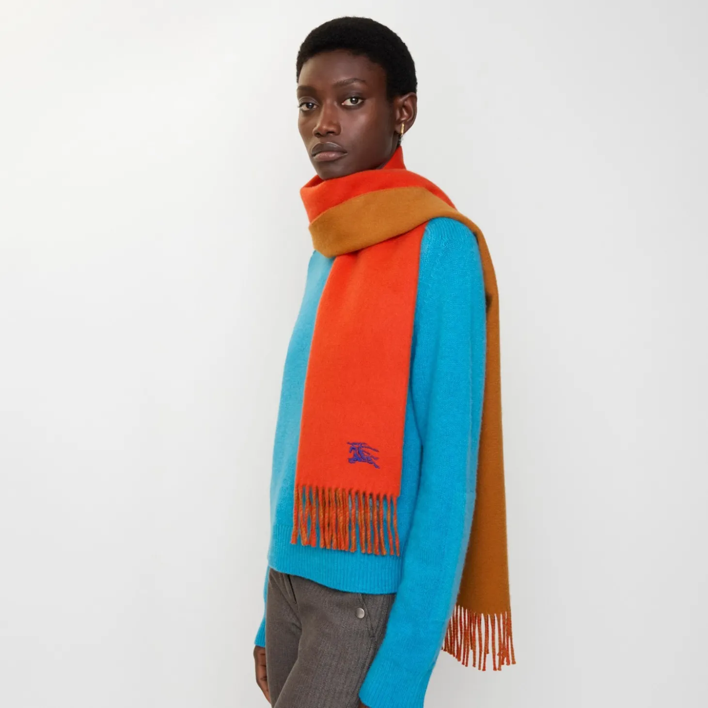 Reversible Cashmere Scarf