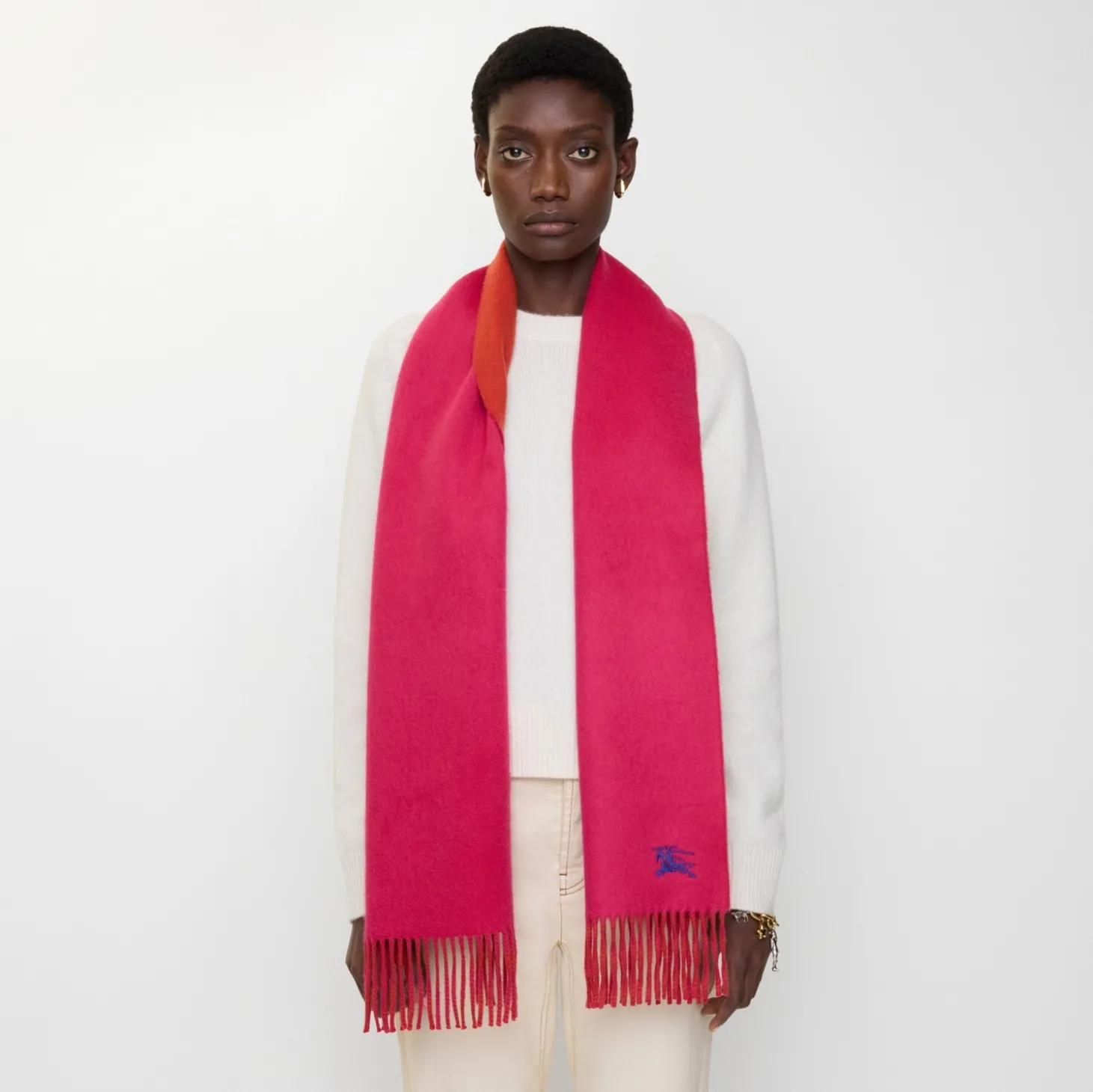 Reversible Cashmere Scarf