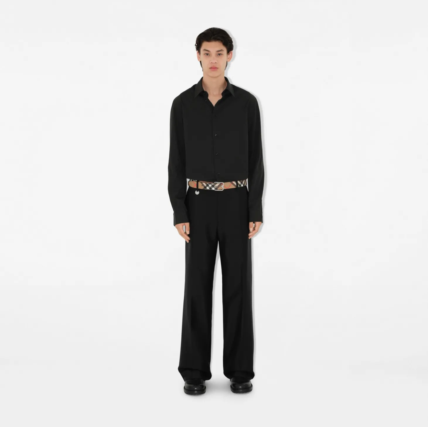 Reversible Check B Buckle Belt