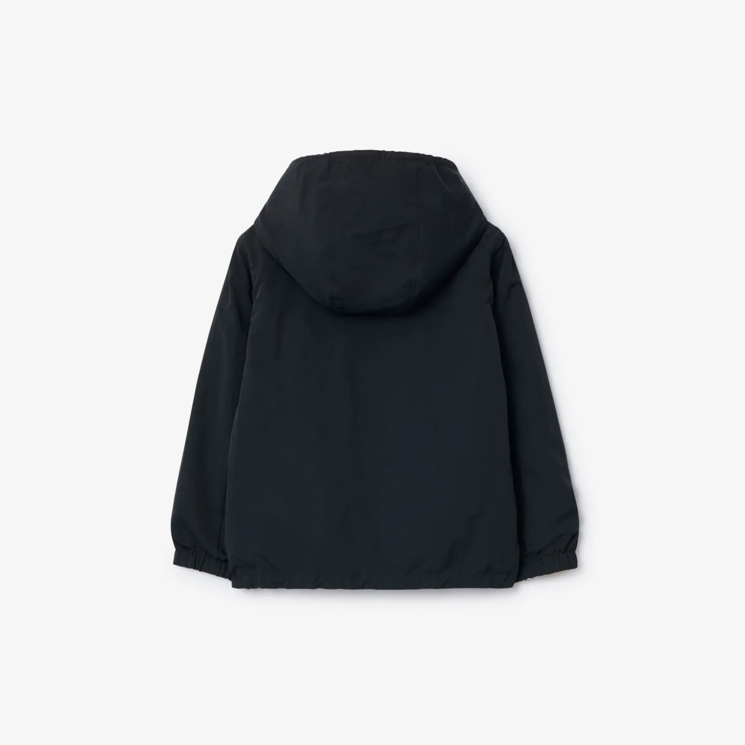 Reversible Check Hooded Jacket