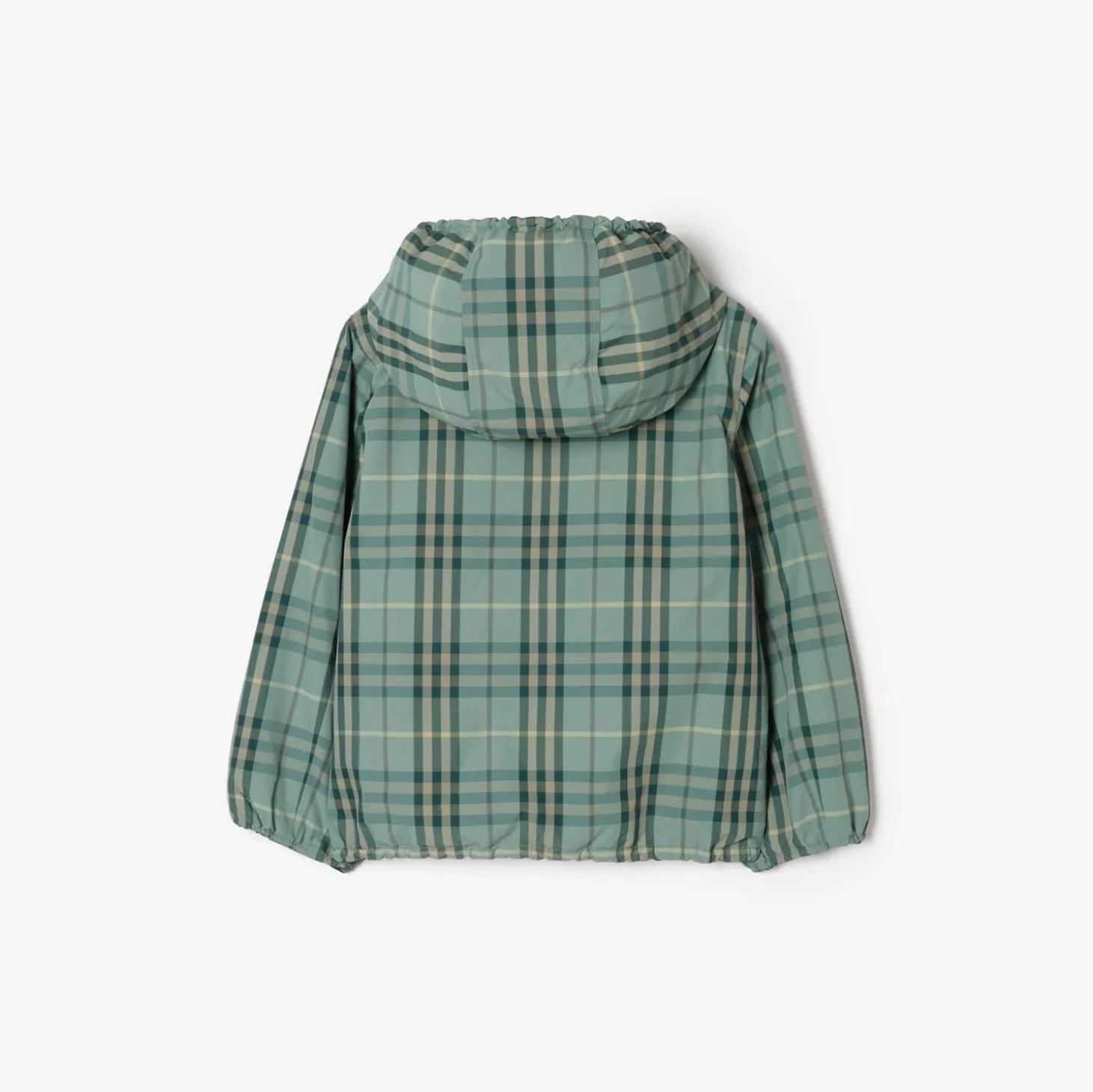 Reversible Check Hooded Jacket