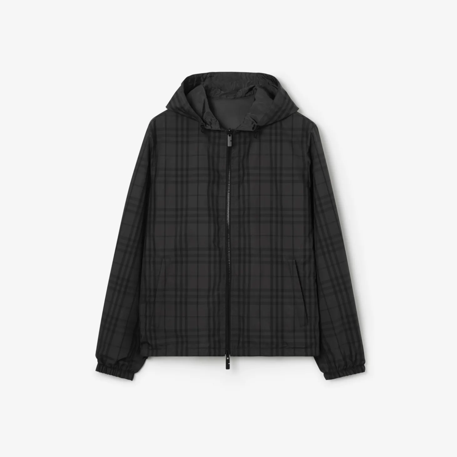 Reversible Check Newport Hooded Jacket