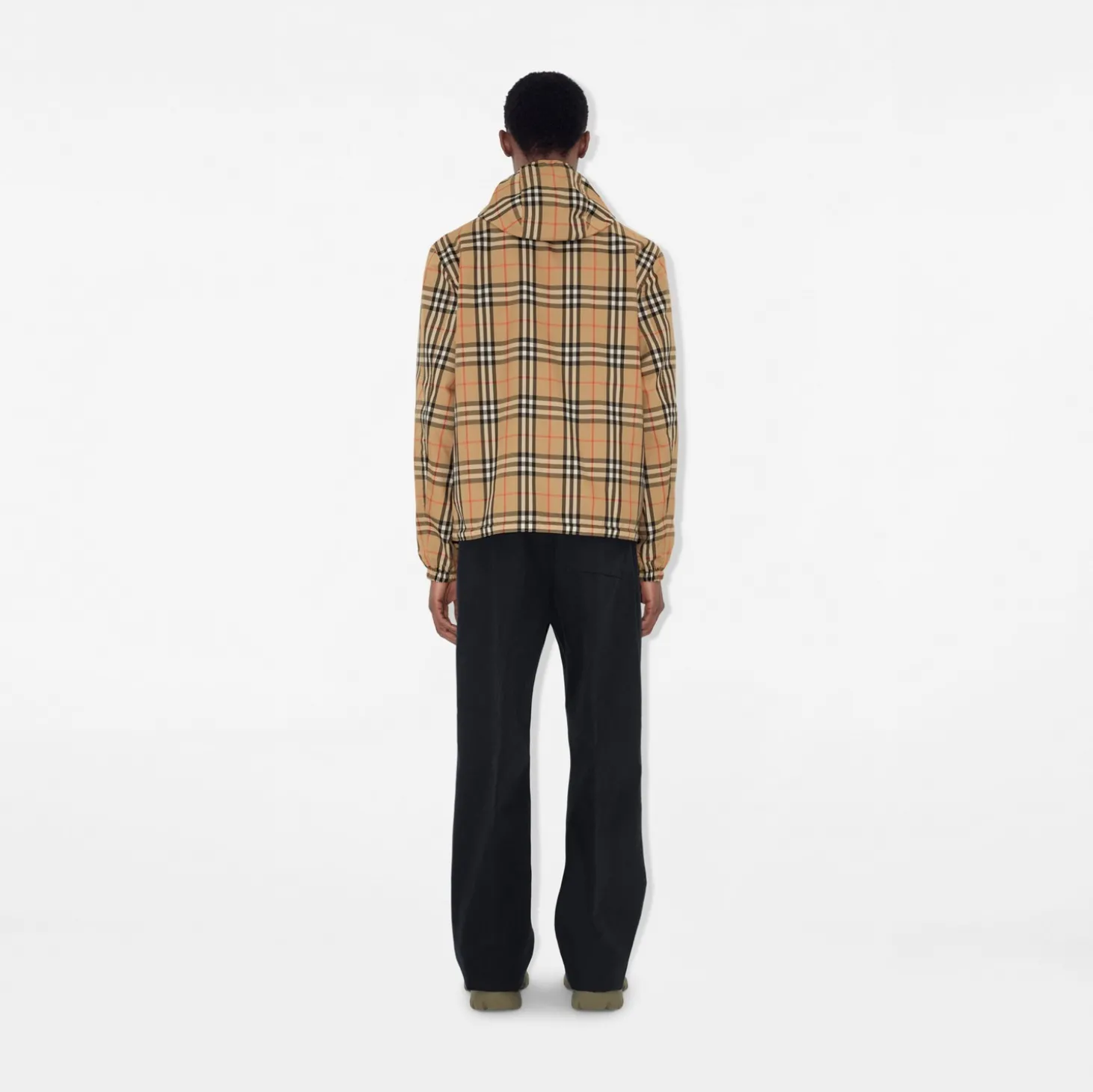 Reversible Check Newport Hooded Jacket