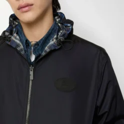 Reversible Check Newport Hooded Jacket