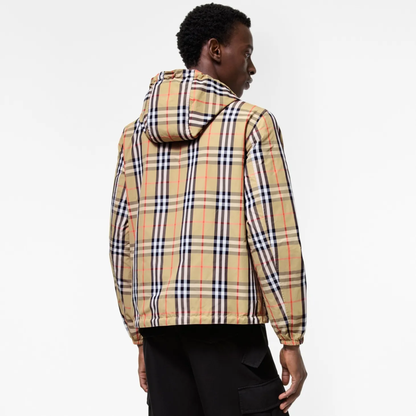 Reversible Check Newport Hooded Jacket