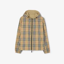 Reversible Check Newport Hooded Jacket