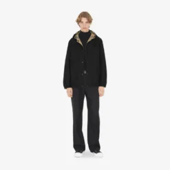 Reversible Check Nylon Hooded Jacket