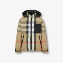 Reversible Check Puffer Jacket
