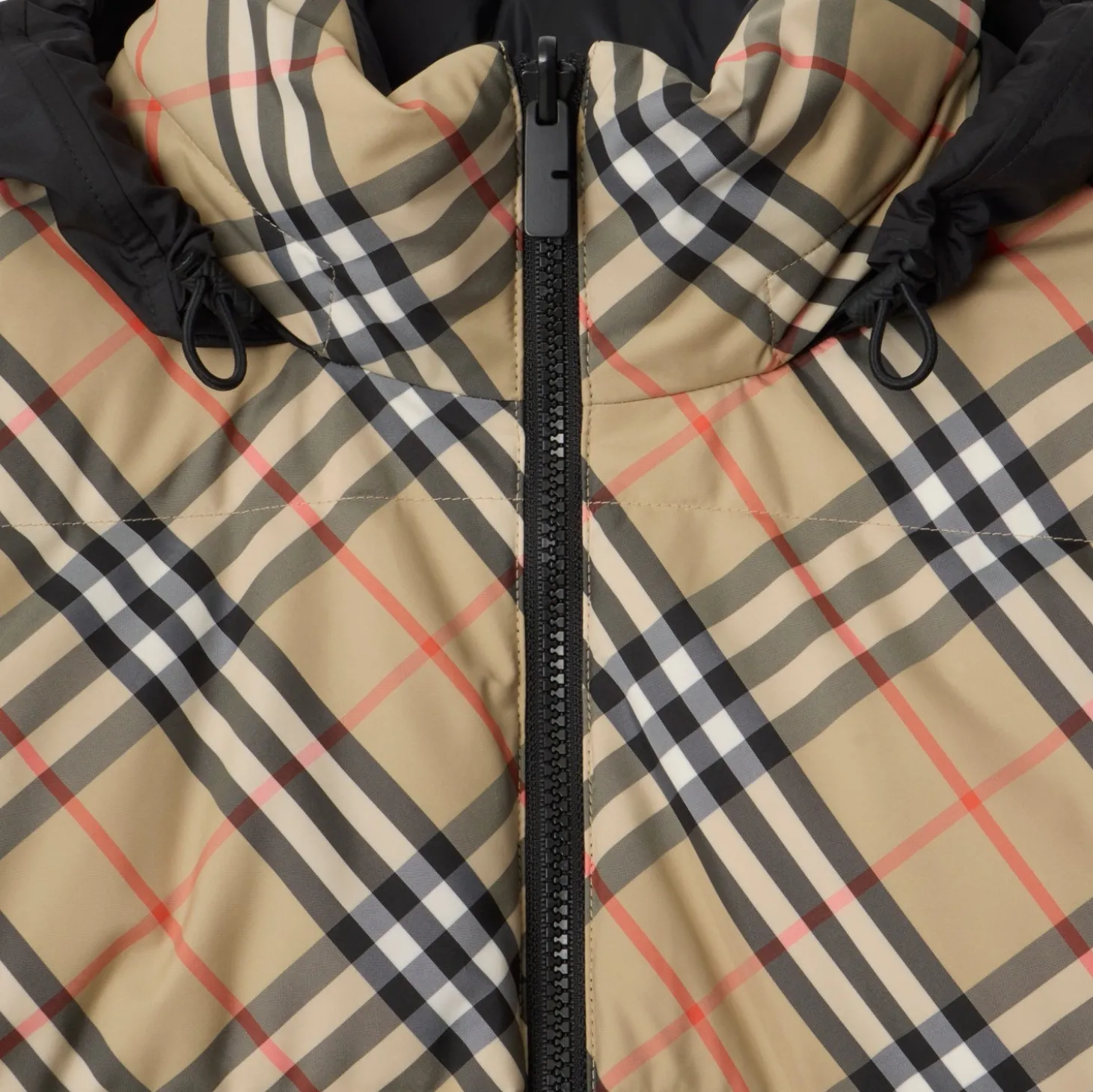 Reversible Check Snowdon Puffer Jacket