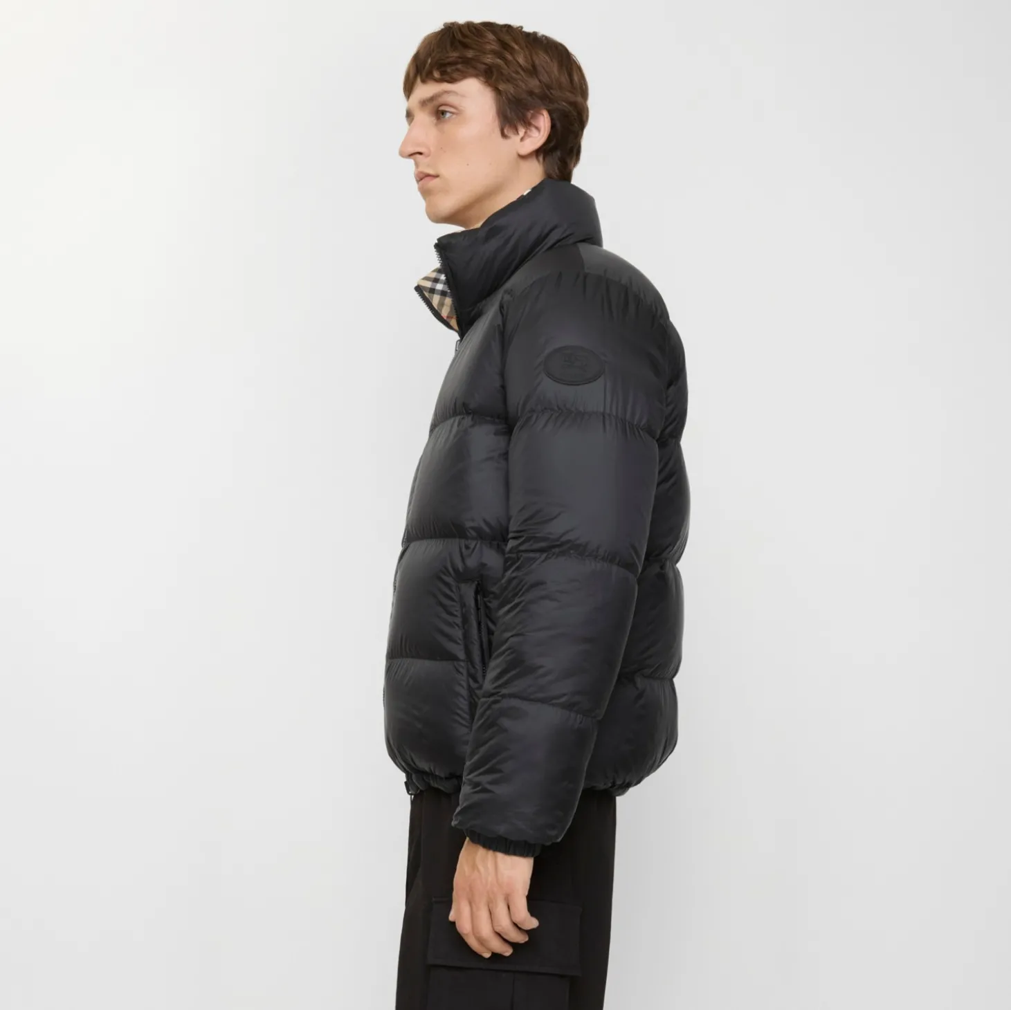 Reversible Check Snowdon Puffer Jacket
